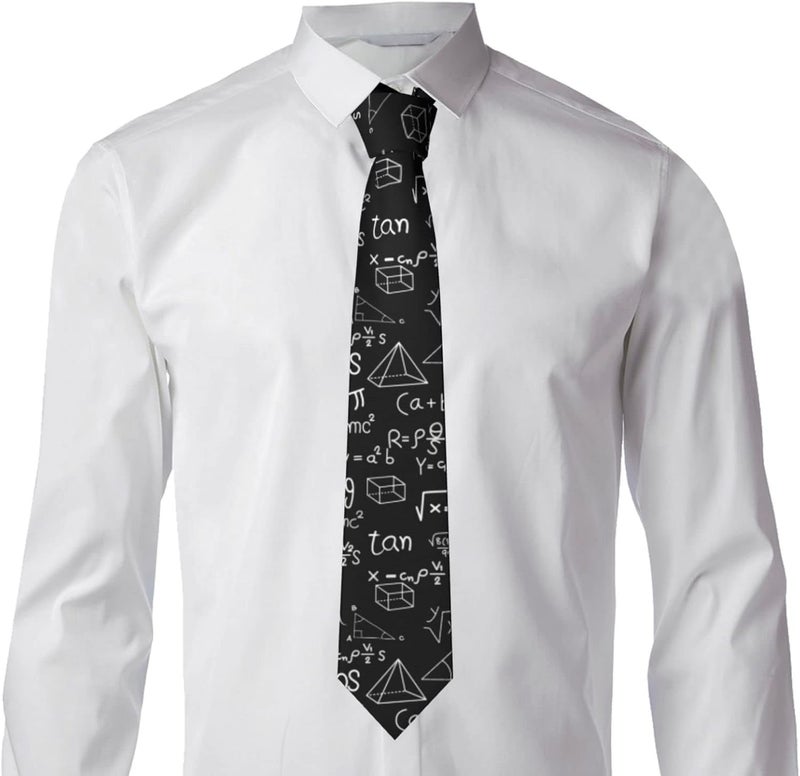 Yilad Tie for Men and Boy Novelty Fun Full Print Men's Necktie Skinny Fashion Narrow Wide - Image 2